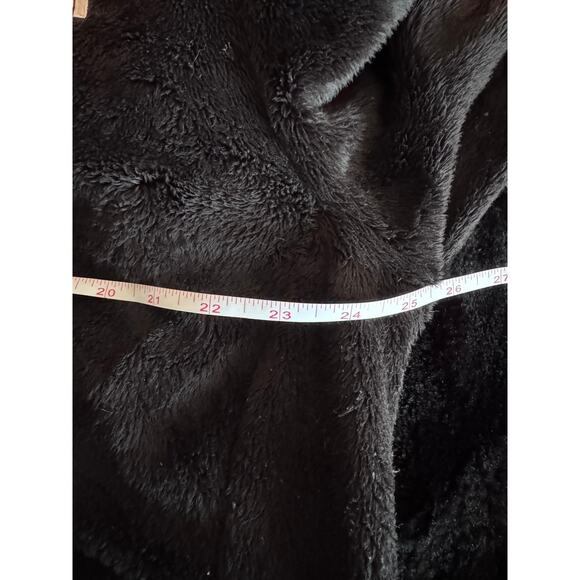 TNF north face black osito hooded jacket/coat parka long plus xxl - Picture 7 of 13